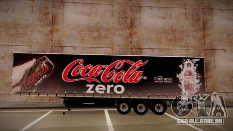 Sider semi-reboque Coca-Cola Zero para GTA San Andreas
