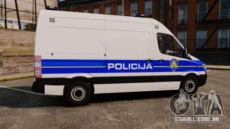 Mercedes-Benz Sprinter Croatian Police v2 [ELS] para GTA 4