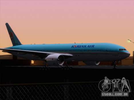 Boeing 777-2B5ER Korean Air para GTA San Andreas