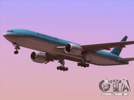 Boeing 777-2B5ER Korean Air para GTA San Andreas