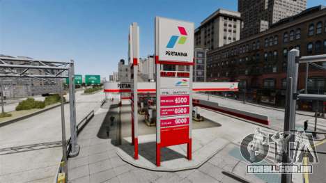 Pertamina posto de gasolina para GTA 4