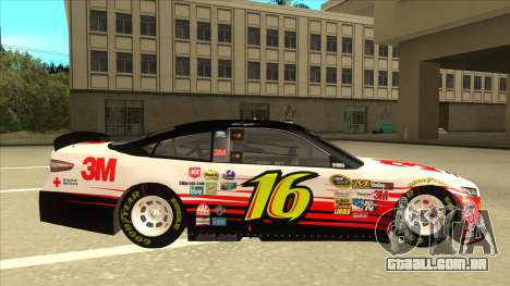 Ford Fusion NASCAR No. 16 3M Bondo para GTA San Andreas