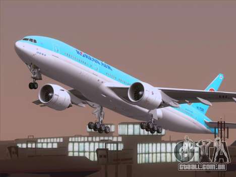 Boeing 777-2B5ER Korean Air para GTA San Andreas