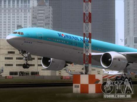 Boeing 777-2B5ER Korean Air para GTA San Andreas