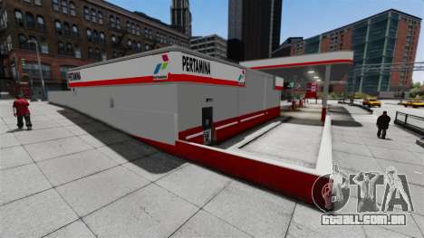 Pertamina posto de gasolina para GTA 4