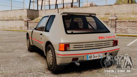 Peugeot 205 Turbo 16 para GTA 4