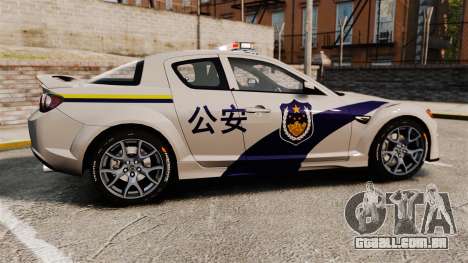 Mazda RX-8 R3 2011 Police para GTA 4