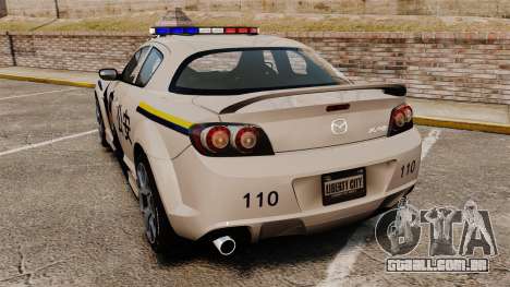 Mazda RX-8 R3 2011 Police para GTA 4