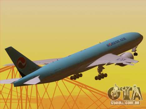 Boeing 777-2B5ER Korean Air para GTA San Andreas