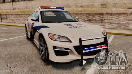 Mazda RX-8 R3 2011 Polícia купе para GTA 4