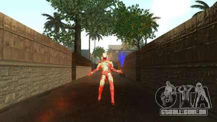 Impacto do homem de ferro na terra para GTA San Andreas