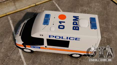 Ford Transit 2013 Police [ELS] para GTA 4