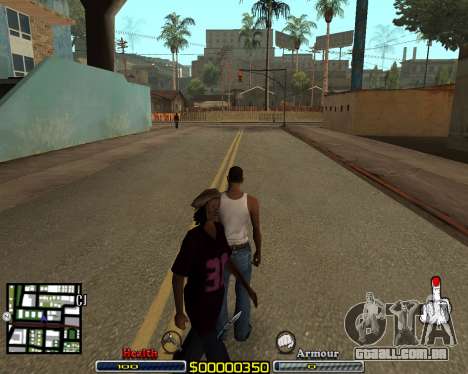 C-HUD by qrt para GTA San Andreas