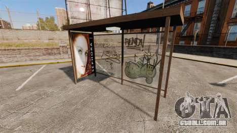 Novos cartazes em pontos de ônibus para GTA 4