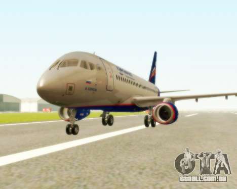 Sukhoi Superjet 100-95 Aeroflot para GTA San Andreas