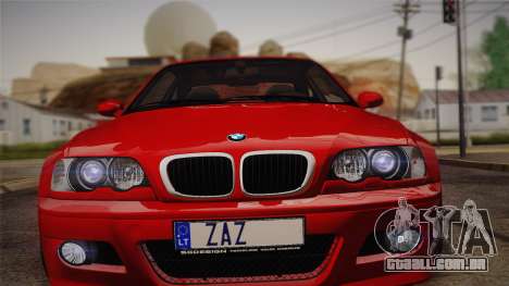 BMW E46 M3 Coupe para GTA San Andreas