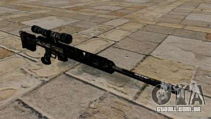Rifle sniper em uniformes de camuflagem azul escuro para GTA 4