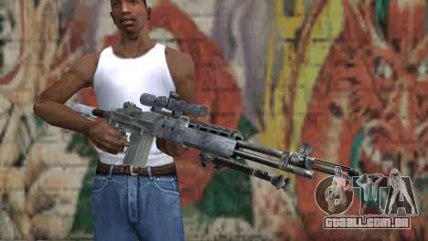 M14 EBR Blue Tiger para GTA San Andreas