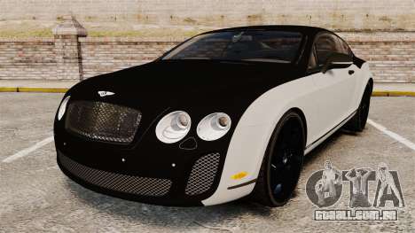 Bentley Continental SS v3.0 para GTA 4