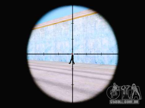 A nova visão do rifle para GTA San Andreas