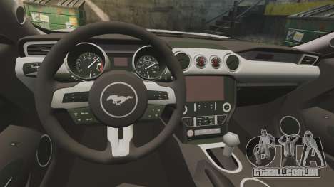 Ford Mustang GT 2015 Cheng Guan Police para GTA 4