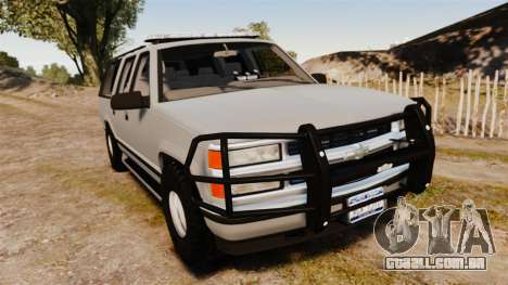 Chevrolet Suburban 1999 Police [ELS] para GTA 4