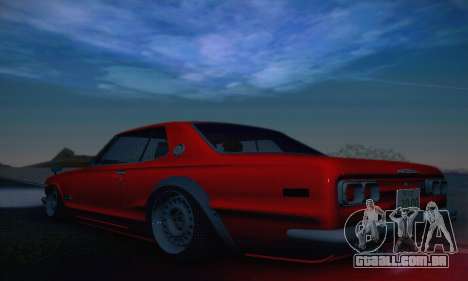 Nissan Skyline 2000GTR 1967 Hellaflush para GTA San Andreas