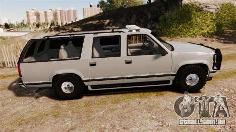 Chevrolet Suburban 1999 Police [ELS] para GTA 4