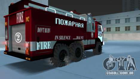 KAMAZ 43101 bombeiro para GTA Vice City