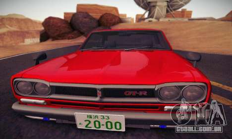 Nissan Skyline 2000GTR 1967 Hellaflush para GTA San Andreas