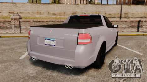 Pontiac G8 Sport Truck 2010 para GTA 4