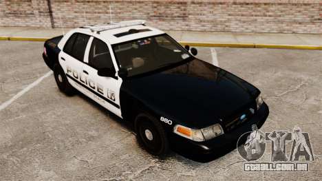 Ford Crown Victoria 2008 LCPD Patrol [ELS] para GTA 4