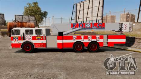 MTL Firetruck Tower Ladder FDLC [ELS-EPM] para GTA 4