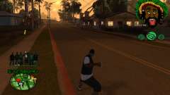 Com Groove-HUD St 4Life para GTA San Andreas