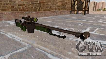 Rifle de sniper AW50F para GTA 4