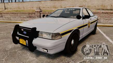 GTA V Vapid Police Cruiser Scheriff [ELS] para GTA 4