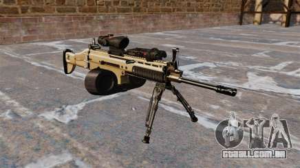 Máquina de assalto FN SCAR-L C-Mag para GTA 4