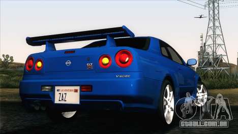 Nissan Skyline GT-R R34 V-Spec para GTA San Andreas