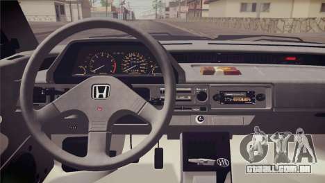 Honda Civic Si 1986 HQLM para GTA San Andreas
