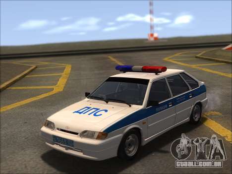 VAZ 2114 Polícia DPS para GTA San Andreas