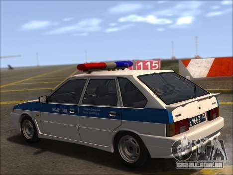 VAZ 2114 Polícia DPS para GTA San Andreas