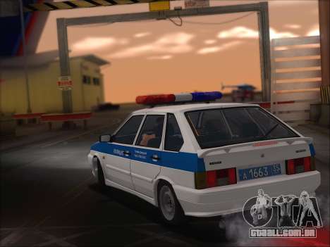 VAZ 2114 Polícia DPS para GTA San Andreas