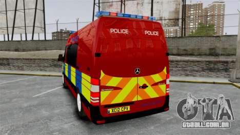 Mercedes-Benz Sprinter 313 CDI Police [ELS] para GTA 4