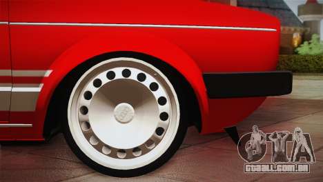 Volkswagen Golf MK1 Red Vintage para GTA San Andreas