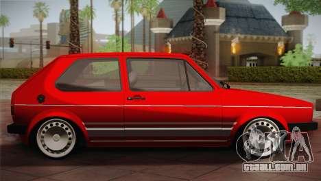 Volkswagen Golf MK1 Red Vintage para GTA San Andreas