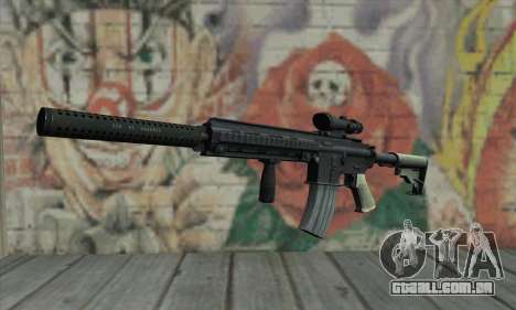 M416 with ACOG sight and silenced para GTA San Andreas