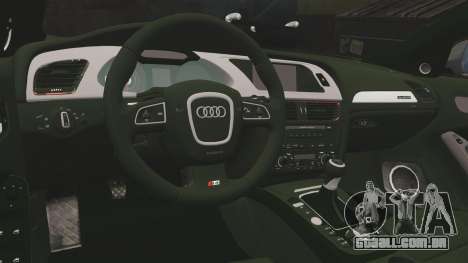 Audi S4 2013 Metropolitan Police [ELS] para GTA 4