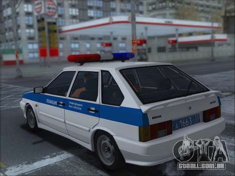 VAZ 2114 Polícia DPS para GTA San Andreas