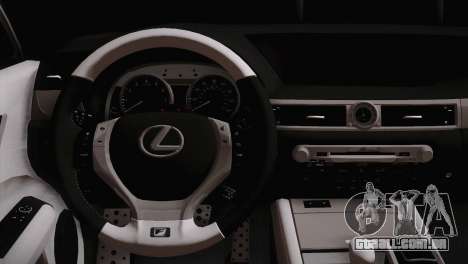 Lexus GS250 F para GTA San Andreas