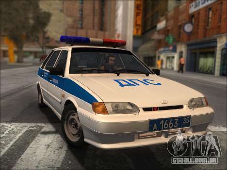 VAZ 2114 Polícia DPS para GTA San Andreas